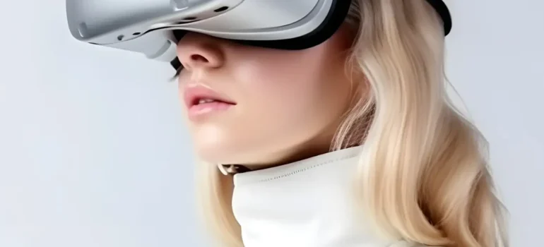 VR vision experience concept